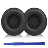 Solo 4 Replacement Ear Pads Cushions For Beats Solo 4 Headphone,Earpads With Soft Protein Leather, Solo4 Noise Isolation Memory Foam Ear Cushions (Black)