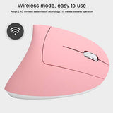 Ergonomic Vertical Mouse, 2.4G Optical Game Mouse, Rgb Backlight, Adjustable 4-Level 2400Dpi, 6 For Pc/Laptop Desktop()