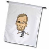 3dRose President Abraham Lincoln Jr 12 x 18 inch Garden Flag
