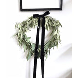 Black Velvet Ribbon 5/8'' 25 Yards For Christmas Tree, Gift Wrapping, Flower Bouquet, Wreath Decorations, Bow Making