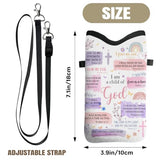 Cell Phone Sleeve Pouch Case Bag with Crossbody Strap Neck Lanyard for Women Men, Christian Religious Gifts for Women Cell Phone Crossbody Bag