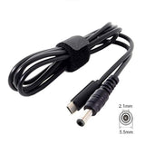 Type C Usb-C Input To 20V Dc 5.5 2.1Mm Power Pd Charge Cable For Laptop Notebook