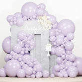 Pearl Lavender Balloons 140Pcs Different Sizes Pack Of 18 12 10 5 Inch Pearl Light Pastel Purple Lilac Balloon Arch Kit For Bachelorette Fairy Girl Birthday Party Decorations Purple-Z32