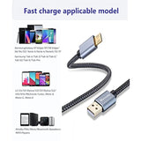 Micro Usb Cable 20Ft, Long Fast Charging & Sync Android Charger,Braided Nylon
