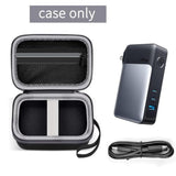 Case Comaptible With Anker 733 Power Bank (Ganprime Powercore 65W), 2-In-1 Hybrid Charger, Batteries Bank Travel Carrying Storage Holder Fits For Usb-C Portable Charger And Other Accessories(Bag Only)