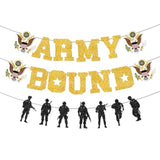 Army Bound Banner, Army Party Decorations, Army Banner, Army Decorations For Party