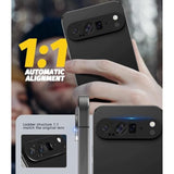 (2 Pack) Camera Lens Protector Compatible For Google Pixel 9 Pro Xl, Protector De Cámera Premium Metal And Glass Precise Camera Cutouts High Definition Anti-Scratch (Black)