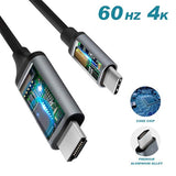 Usb C To Hdmi Cable For Iphone 15 Pro/Max 4K, S23 S22 S21 Note 20 To Hdmi Cabl
