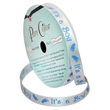 Special Occasions Ribbon: It'S A Boy, Polyester, 3/8-Inch By 10-Yard,