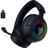 Razer Kraken V4 Wireless Gaming Headset: 2.4GHz, Bluetooth, USB - Super Wideband Mic - 40 mm Drivers - 9 Zone RGB Lighting - for PC, Mac, PS5,