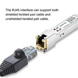 10G Sfp+ Rj45 Module, 10Gbe Giga Mini-Gbic Sfp To Rj45 Copper Transceiver, 10Gbase-T Optical To Ethernet For Ubiquiti Uf-Rj45-10G, Net Gear Axm765,Supermicro, Unifi, Up To 30M