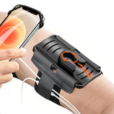 Cell Phone Running Armband - Detachable & 360° Rotatable Universal Cellphone Arm Band For Iphone 16 15 14 13 12 Pro Max Plus Samsung Galaxy Note S24 S23 For Workout Exercising Walking Jogging