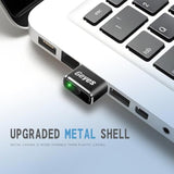 Usb Mouse Jiggler, Undetectable Mouse Mover Device Has Two Swing Modes Jiggle And Multi-Track,Keeps For Computer/Laptop Awake, Driver-Free, Plug-Play?With Switch (Metal Black)