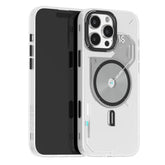 A16 For Iphone 16 Pro Max Magnetic Thermal Case | Updated Camera Control | Imd Technology | Compatible With Magsafe | Complete Wrap-Around | Touch Translucent White