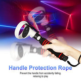 Vr Game Handle Attachments For Oculus/Meta Quest 2 Handles,2 In 1 Upgraded Multipurpose Vr Dual/Long Stick Handle Extension Grips For Quest 2 Controllers Playing Beatsaber Games
