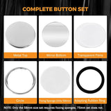 100 Sets Of Pocket Mirrors 58Mm / 2.28 In (Approx. 2-1/4 Inch) Round B