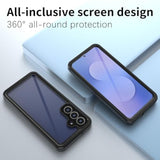 Waterproof Phone Case for Samsung Galaxy S25 FE 6.7 Inch Black