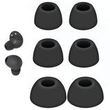 3 Pairs Galaxy Buds 2 Pro Ear Tips, Soft Silicone Washable Ear Tips, Compatible With Galaxy Buds 2 Pro 2022 Sm-R510 Earbuds Tips, Fit In Charging Case 3 Size Replacement Ear Tips Black