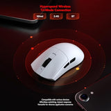 Jupiter Se Wireless Gaming Mouse, 26000 Dpi Optical Sensor, Ultralight 46G, 300 Hr Battery Life, 5 Programmable Buttons For Pc/Mac/Laptop, White