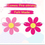 Happy Mothers Day Banner Mothers Day Decorations Sign Bunting Banner Garland with Daisy for Mothers Days DIY Home, Office, Fireplace, Wall Party Supplies Event Decorations Photo Props