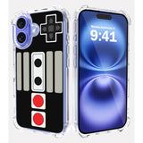 Hard Pc Bumper Shockproof Clear Soft Slim Design Pattern Case For Iphone 16 6.1Inch 2024 Cover - Retro Arcade Game