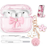 Clear Pink AirPods Pro 3 Case Cover 2025