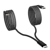 Dual Usb C Charging Cable 4Ft Black, Multi 2 In 1 Usb-C To Double Usb C Cord, Type C Splitter Cable For Iphone 15/15 Pro/15 Pro Max/15 Plus, Ipad Pro/Air, Samsung Galaxy S24, Carplay, In Car, Andriod