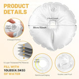 2 Pack Water Weight Bags For Balloon Column Stand And Balloon Arch, Openable Water Fillable Base For Party Wedding Graduation Decor Supplies Accessories, 10 Lbs (White)