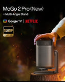 Mogo 2 Pro (New) Portable Projector With Multi-Angle Stand, 1080P Mini Projector, Google Tv With Licensed Netflix, 430 Iso Lumens, 2 X 8W Speakers, Autofocus, Intelligent Screen
