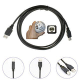 Blue Snowball MIC Microphone Replacement USB-A to USB-B 2.0 Cable - Power Cord for Arduino UNO, Mega 2560 Rev 3, Printer or External Hard Drive