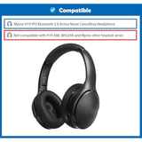 Breathable&Durable Replacement Earpads Cushion Compatible With Mpow H19 Ipo Bluetooth 5.0 Active Noise Cancelling Headphone Ear Pads With Mesh Fabric And Memory Foam