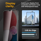 3 Pack Privacy Screen Protector For Samsung Galaxy A13 5G / 4G With 3 Pack Camera Lens Protector, Anti Spy Tempered Glass 9H Hardness, Black Protector Anti Spy, Anti-Scratch, Bubble Free