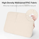 13 13.3 14 Inch Laptop Sleeve Case For Macbook Air 13 Inch/Macbook Pro 13 Inch/Macbook Pro 14/Hp Chromebook 13 Inch, Water-Resistant Leather Case For Hp/Dell/Lenovo/Asus/Acer/Samsung With Pouch