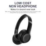 Solo 4 Ear Pads Replacement Ear Cushions Compatible With Beats Solo 4 Wireless On-Ear Headphones Softer Protein Leather High-Density Memory Foam Earpads Earmuffs Ear Cups Cover Repair Parts - Black