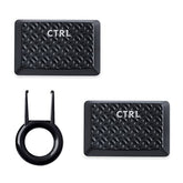 Backlit Keycaps Replacement For Gl Tactile Switch Logit G813/G815/G913/G915 Tkl Rgb Mechanical Gaming Keyboard (2Pcs Texture Ctrl Black)