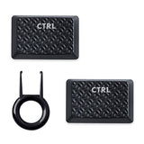 Backlit Keycaps Replacement For Gl Tactile Switch Logit G813/G815/G913/G915 Tkl Rgb Mechanical Gaming Keyboard (2Pcs Texture Ctrl Black)