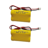 3.6V 900Mah Ni-Cd Exit Sign Emergency Light Battery Pack Compatible Unitech 6200Rp Lowes Osa230 Lowes 253799 Unitech Ledr-1 (2 Pack)