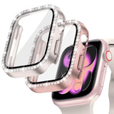 2-Pack Bling Case with Screen Protector for Apple Watch Series 11 46mm