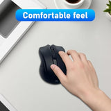 Ergonomic 2.4Ghz Wireless Optical Mouse,Compatible With Tablet,Laptop,Mac