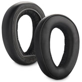 Ear Pads Replacement Compatible With Sennheiser Pxc550, Pxc 550-Ii Wireless, Mb 660 Uc, Mb 660 Uc Mc Headphones, Black, Memory Foam, Leather