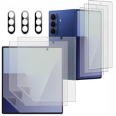 3 Pack Matte Inner Screen Protector For Samsung Galaxy Z Fold 7, 3 Pack Front Anti Glare Tempered Glass +3X Camera Lens Protector Film