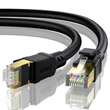 Cat8 Ethernet Cable 75Ft, Outdoor&Indoor, High Speed Shielded Rj45 Lan Interne