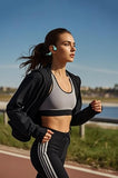S+ Open Ear Bluetooth Bone Conduction Headset for Sport and Training,Cycling (YQS Blue)