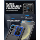 Samsung Galaxy S24 Wallet Case with Card Holder (4 Cards), Black - Premium Protection and Organization
