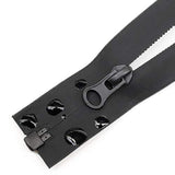 2Pcs 16 Inch Waterproof Zippers Black #5 Separating Waterproof Zippers