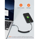 CableCreation Coiled Micro USB to USB C Cable 4FT, USBC to MicroUSB OTG 480Mbps Cord for Wall Chargers, MacBook Pro Air Galaxy S22 S21 Pixel 5/4/3 & More, 1.2M Black