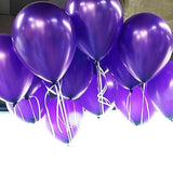 Dark Purple Balloons, 66Pack 12Inch Deep Purple Latex Party Balloons F