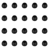 Silicone Small Replacement Earbud Tips Eartips For In-Ear Headphones Rubber Tips Earbuds Cap 10 Pairs (Black)