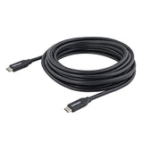 StarTech.com 4m USB C Cable w/ PD - 13ft USB Type C Cable - 5A Power Delivery - USB 2.0 USB-IF Certified - USB 2.0 Type-C Cable - 100W/5A