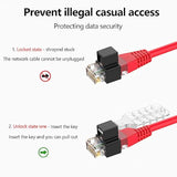 20Pcs Rj45 Network Cable Lock With 1 Key,Rj45 Network Cable Lock Lockable Ethe